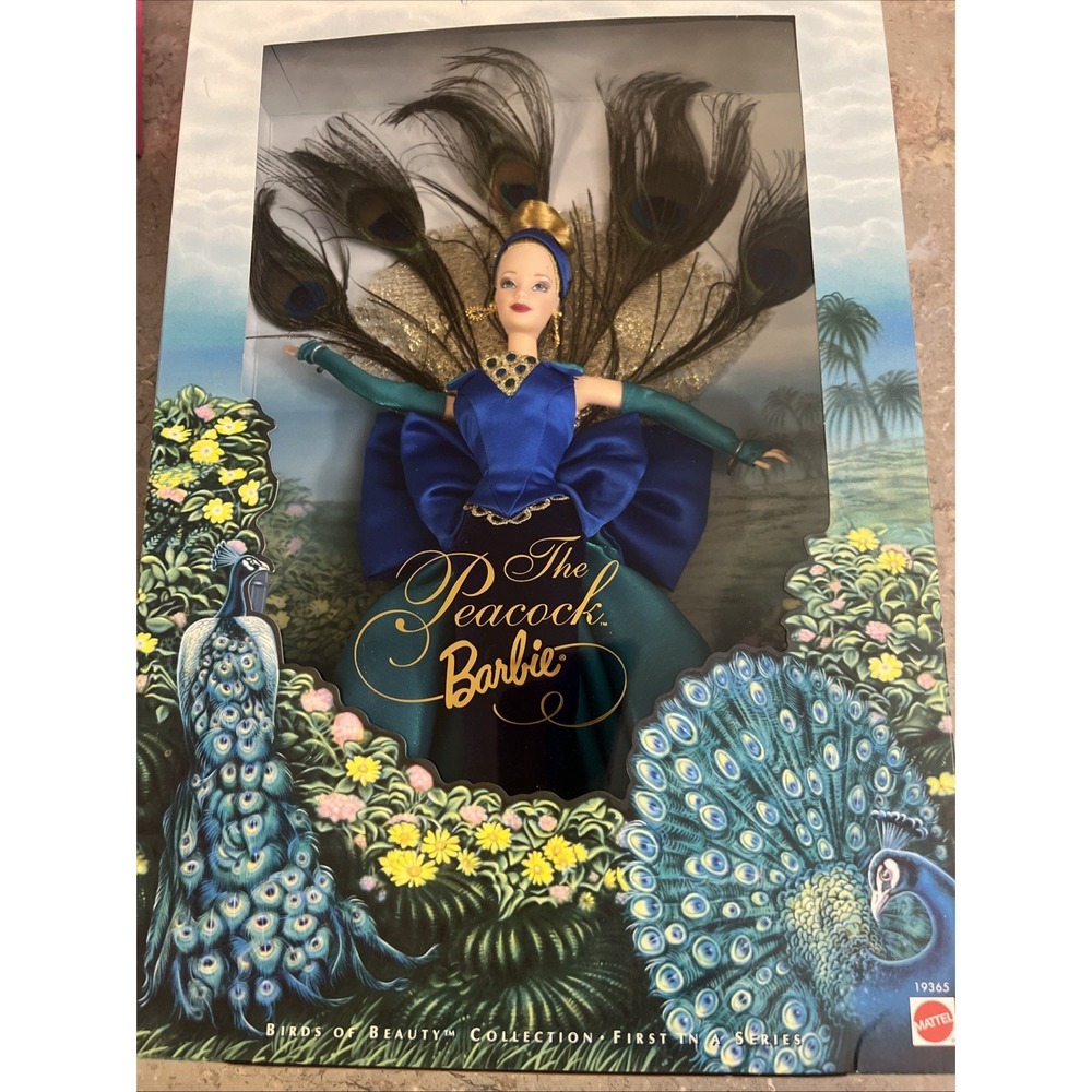 1998 The Peacock Barbie Doll Collector Edition Mattel